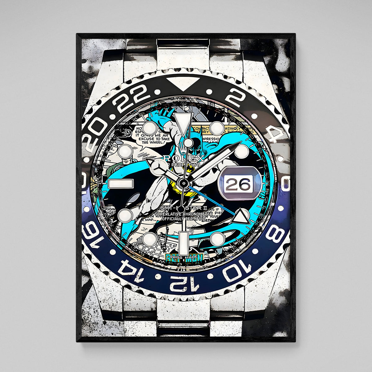 Tableau Rolex Batman - The Art Avenue
