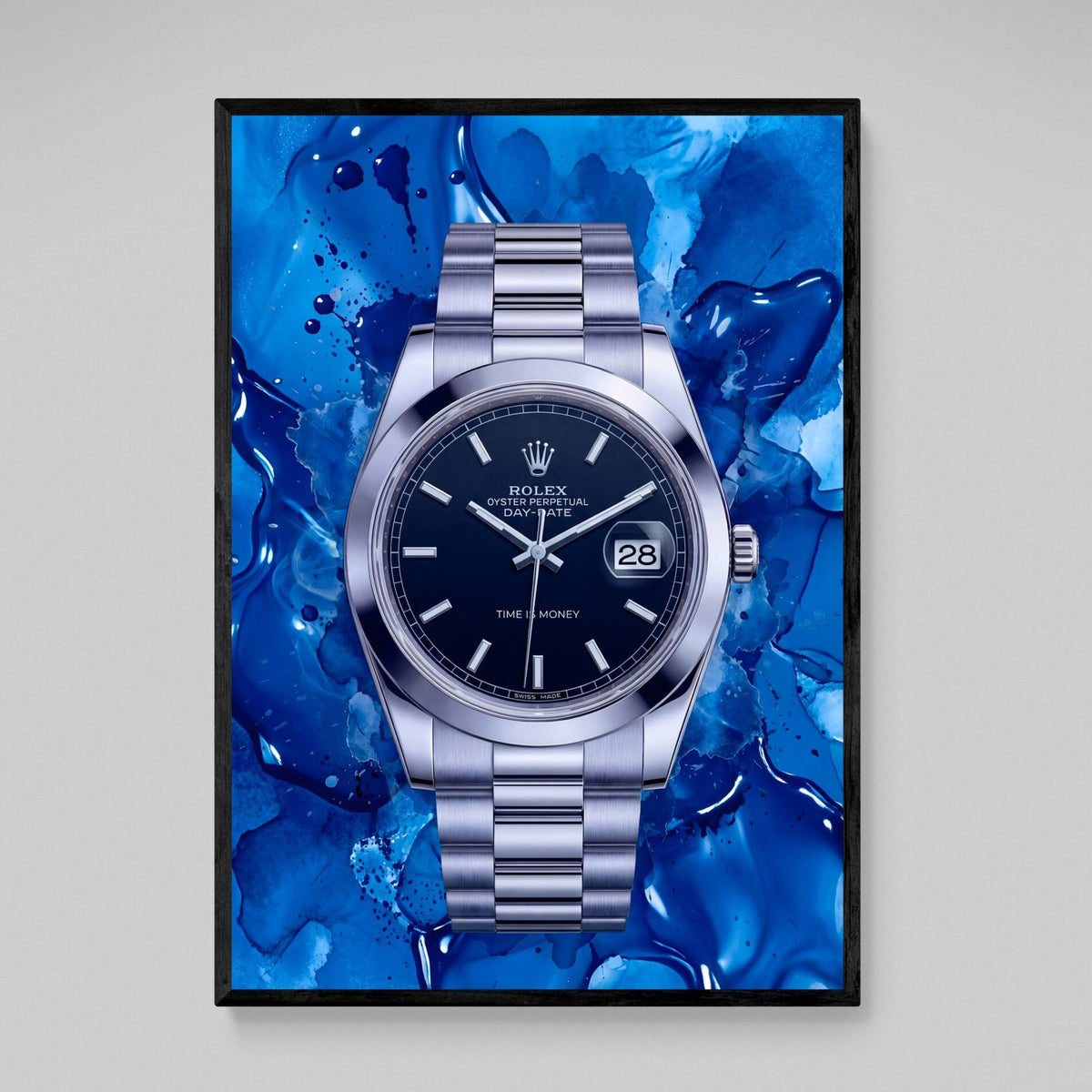 Tableau Rolex Bleu Océan - The Art Avenue