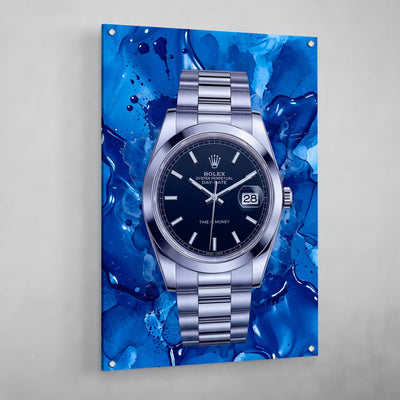 Tableau Rolex Bleu Océan - The Art Avenue