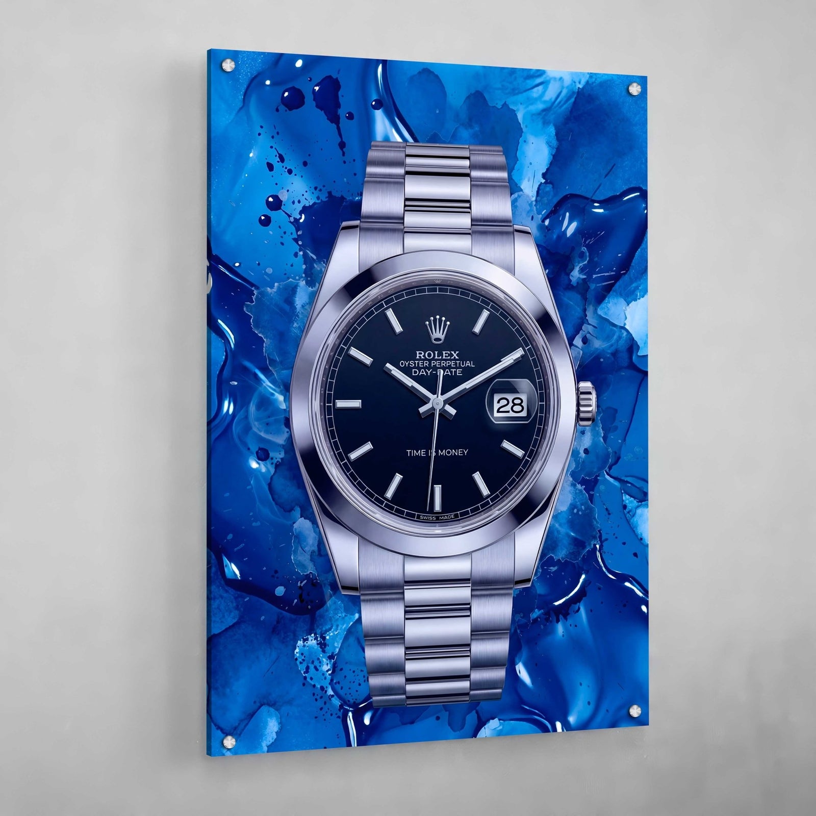 Tableau Rolex Bleu Océan - The Art Avenue