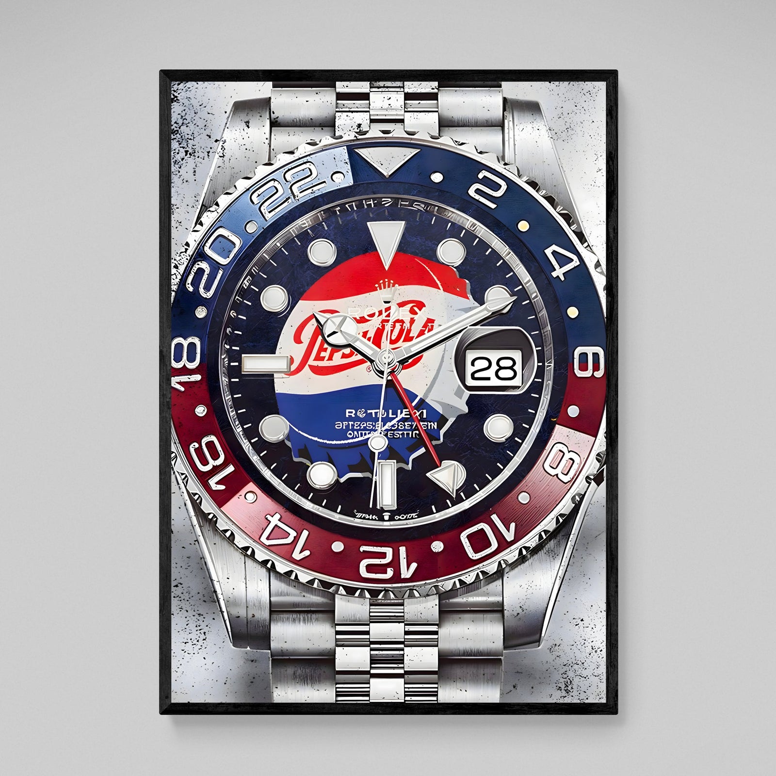 Tableau Rolex Pepsi - The Art Avenue