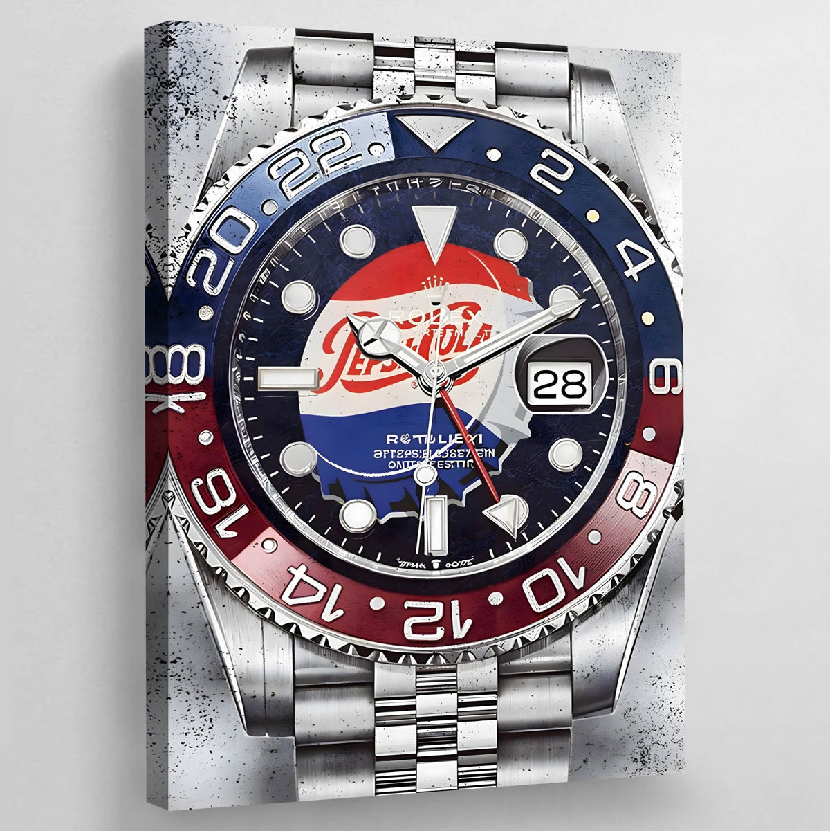Tableau Rolex Pepsi - The Art Avenue