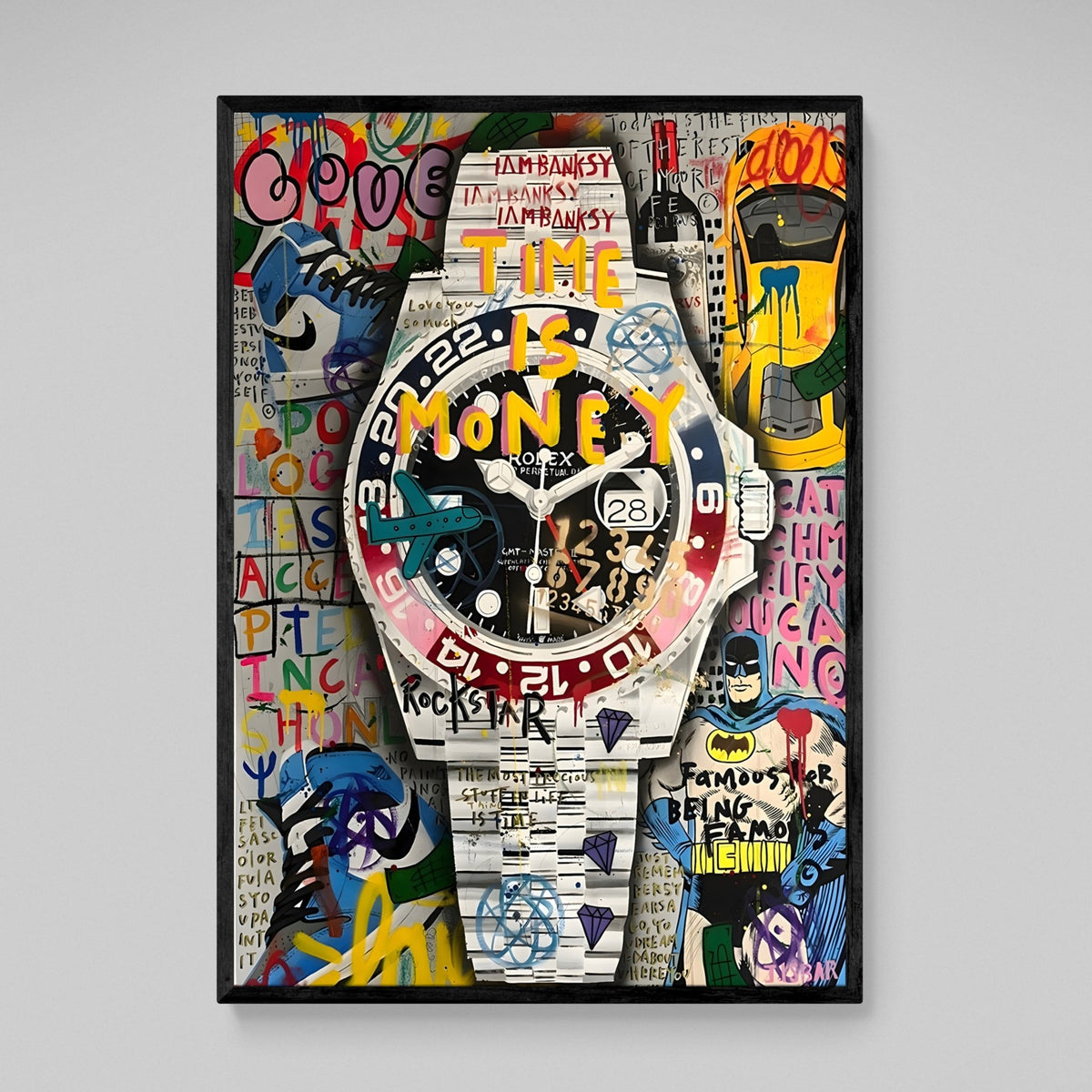 Tableau Rolex Street Art - The Art Avenue