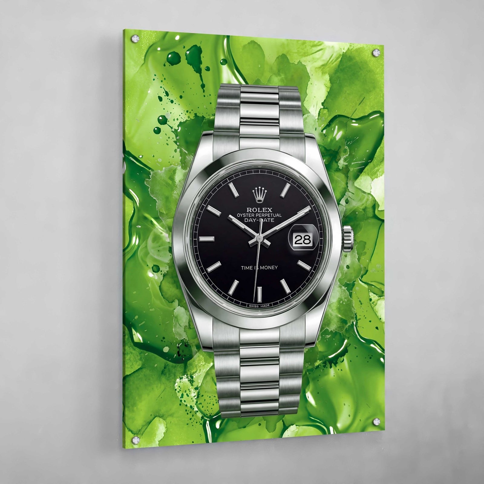 Tableau Rolex Vert Émeraude - The Art Avenue