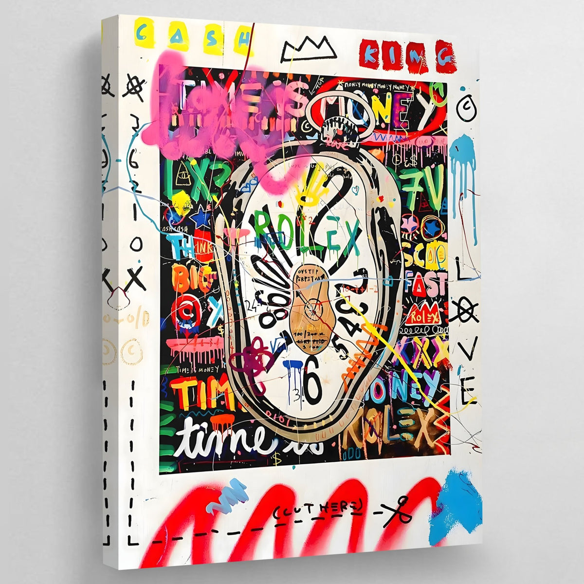 Tableau Rolex Vintage Street Art - The Art Avenue