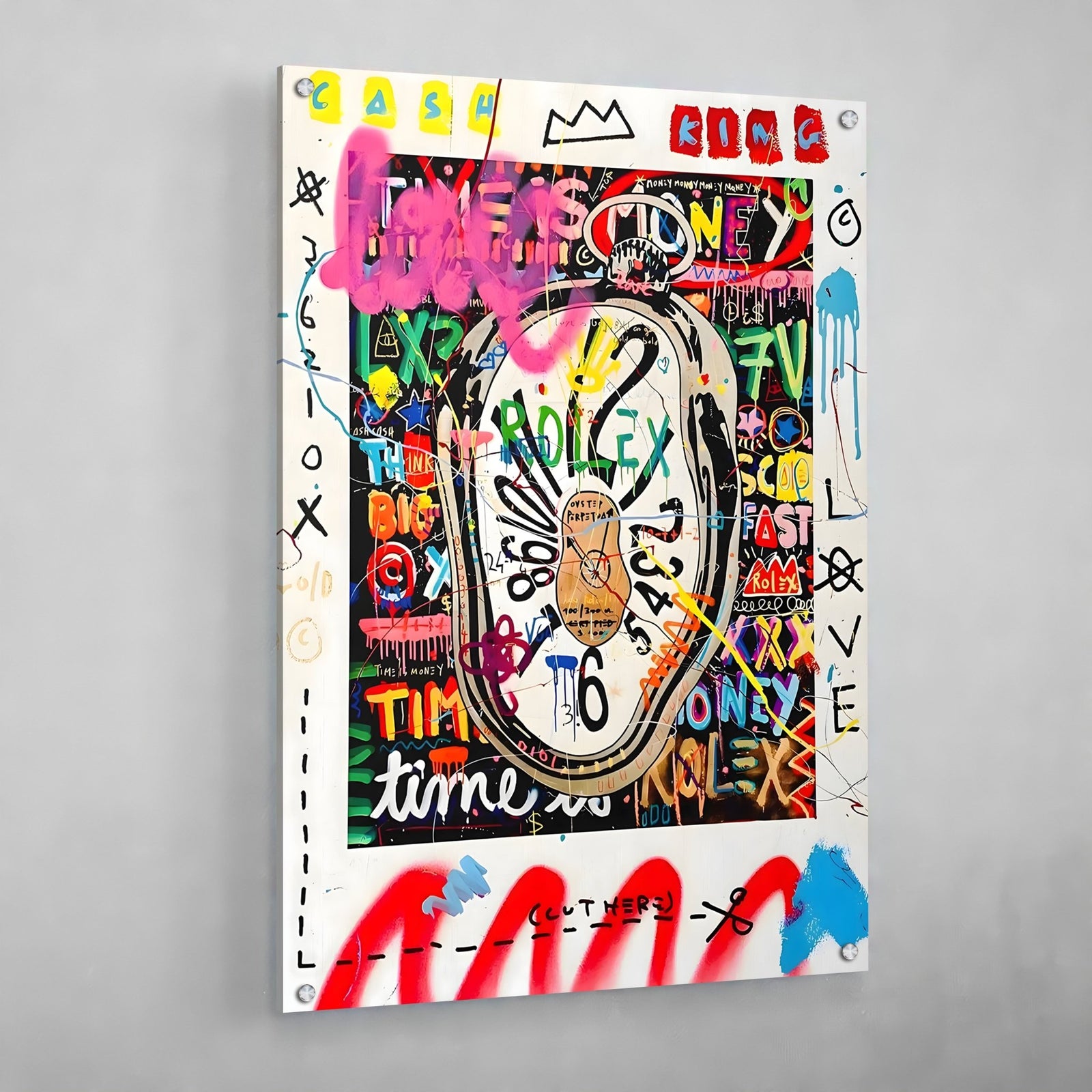 Tableau Rolex Vintage Street Art - The Art Avenue