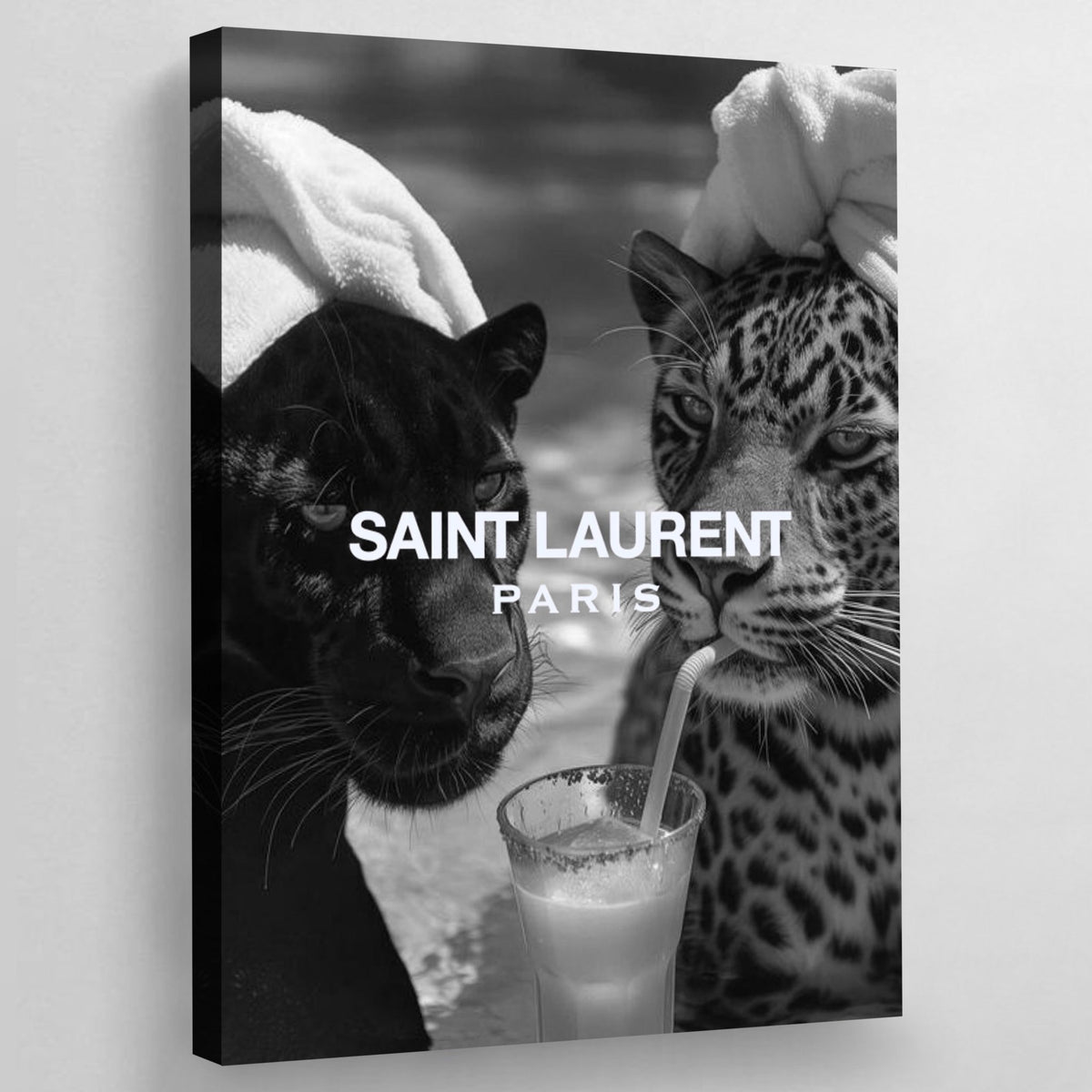 Tableau Saint Laurent Noir et Blanc - The Art Avenue