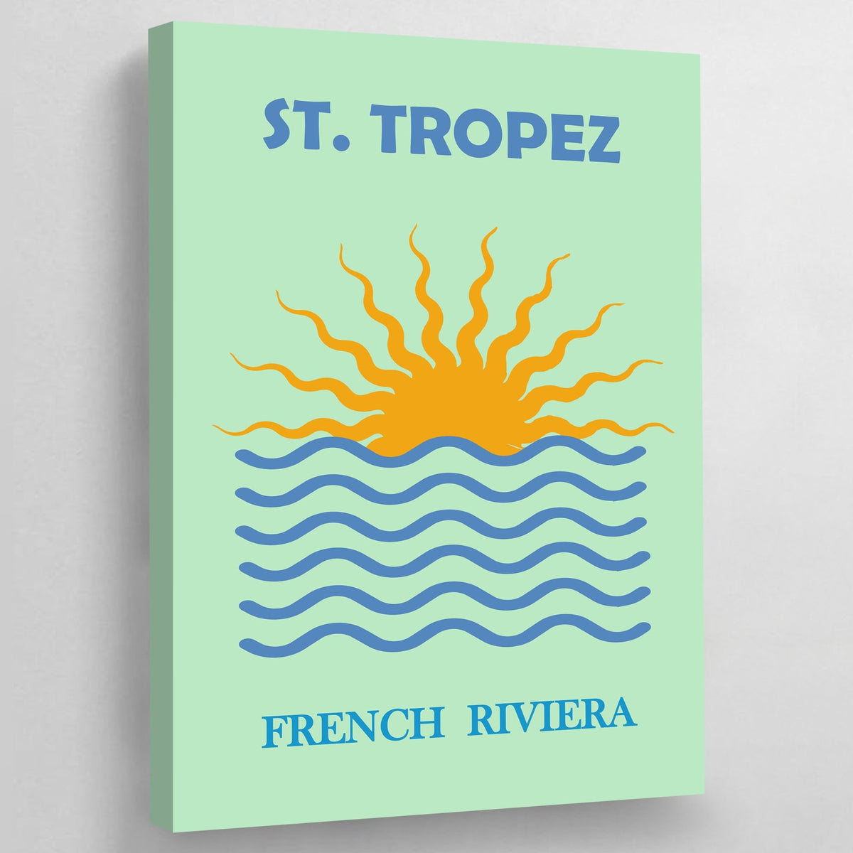 Tableau Saint - Tropez Moderne - The Art Avenue