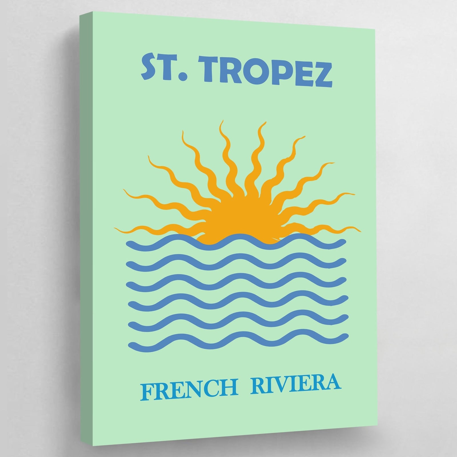 Tableau Saint - Tropez Moderne - The Art Avenue