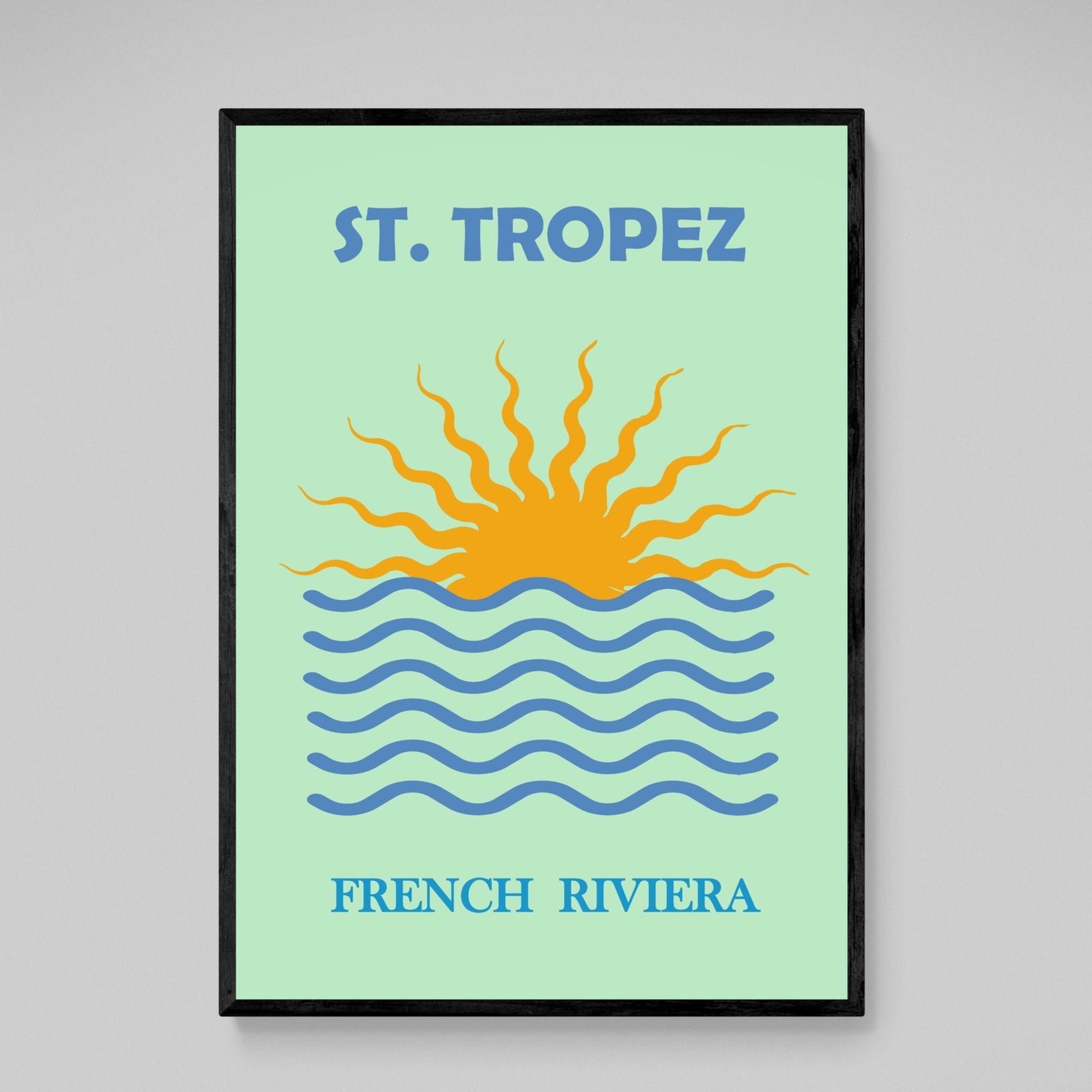 Tableau Saint - Tropez Moderne - The Art Avenue