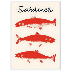 Tableau Sardines - The Art Avenue