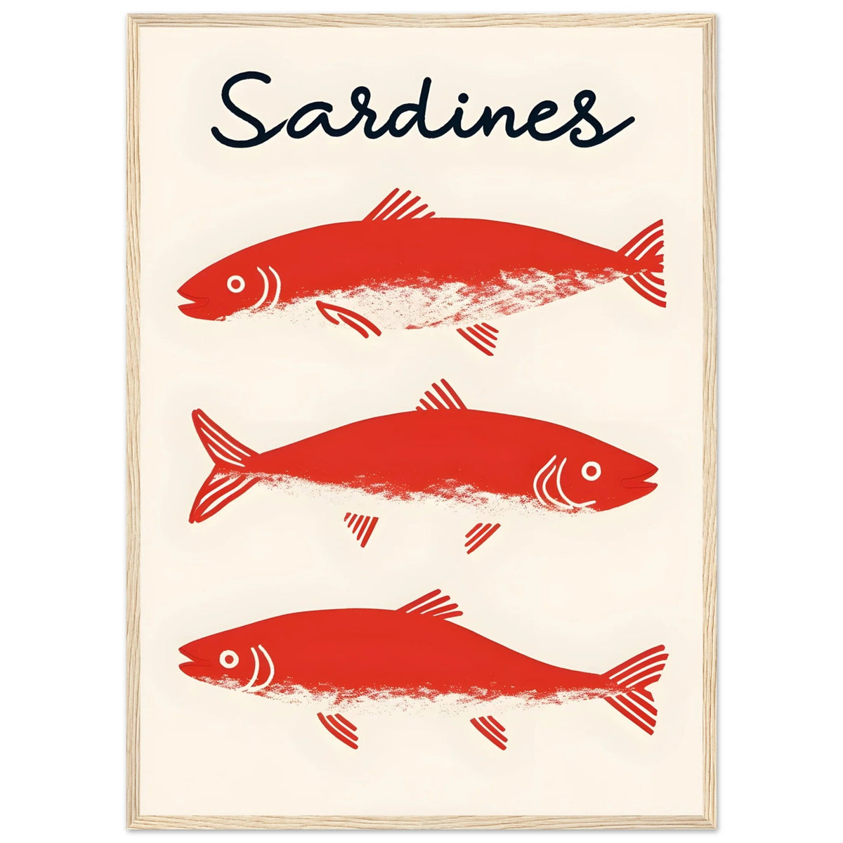 Tableau Sardines - The Art Avenue