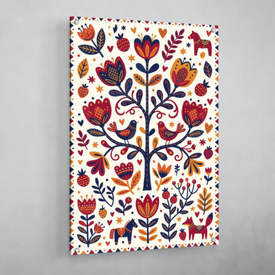 Tableau Scandinave Arbre de Vie Nordique - The Art Avenue