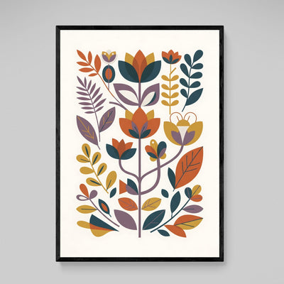 Tableau Scandinave Feuillage Nordique - The Art Avenue