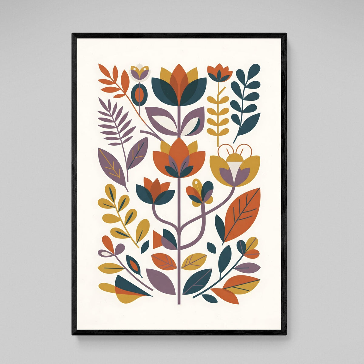 Tableau Scandinave Feuillage Nordique - The Art Avenue