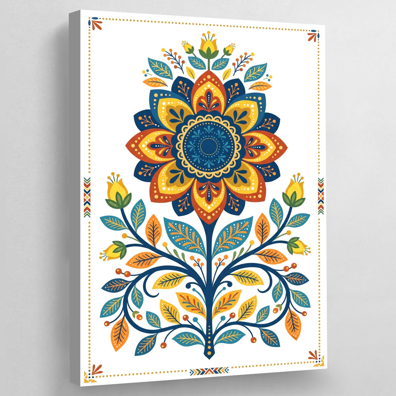 Tableau Scandinave Mandala Floral - The Art Avenue