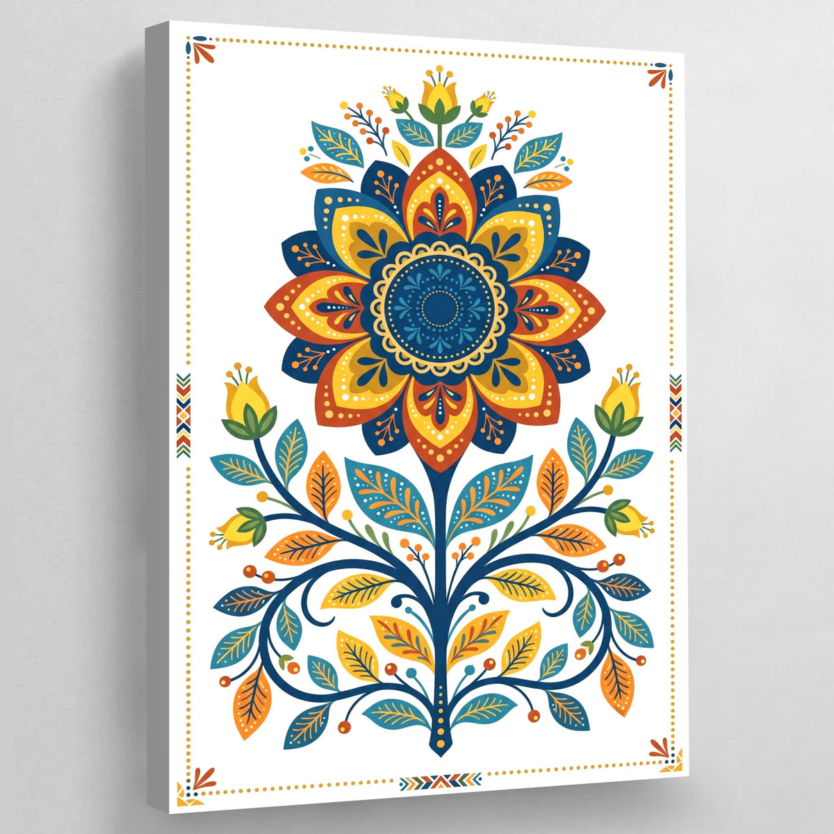 Tableau Scandinave Mandala Floral - The Art Avenue