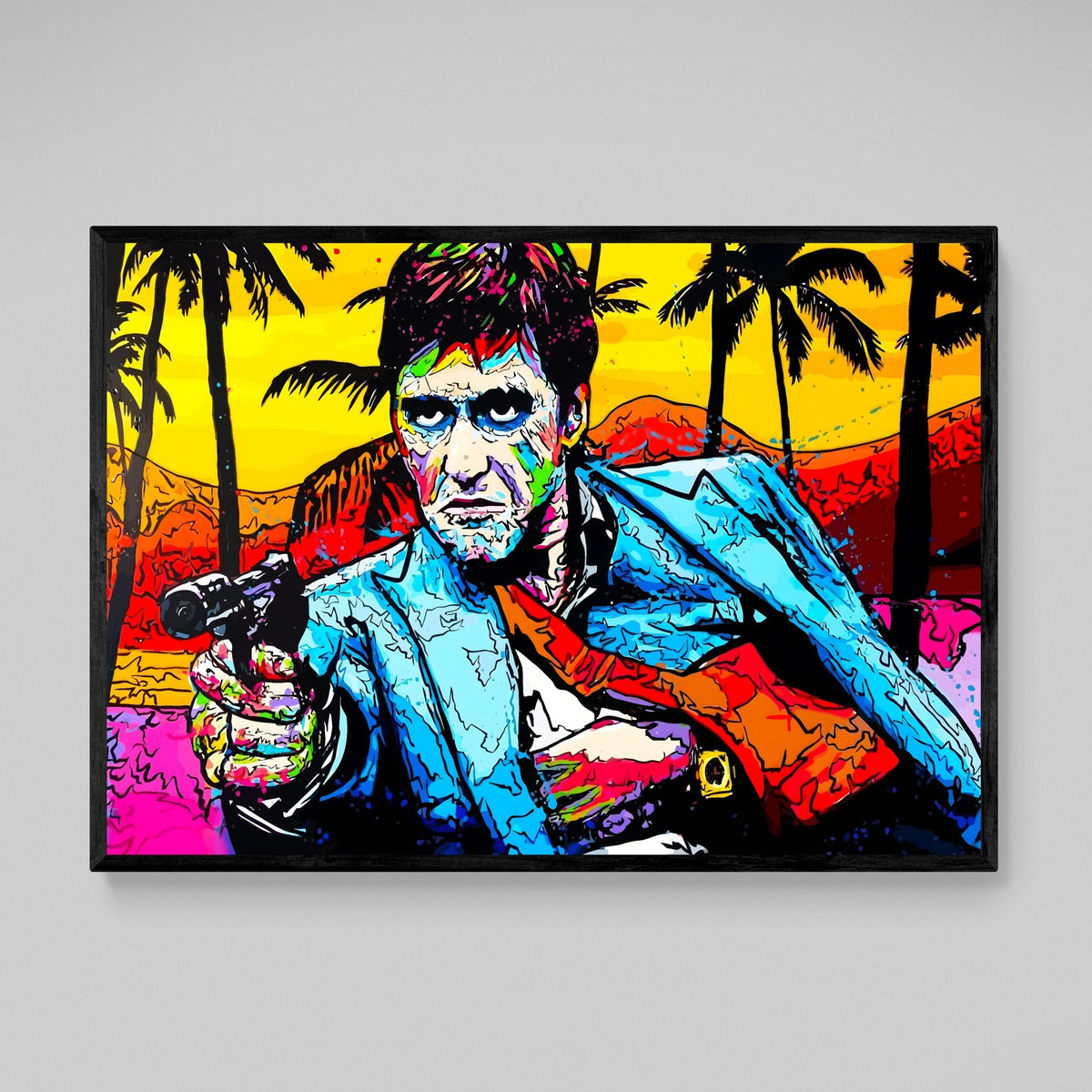 Tableau Scarface Pop Art - The Art Avenue