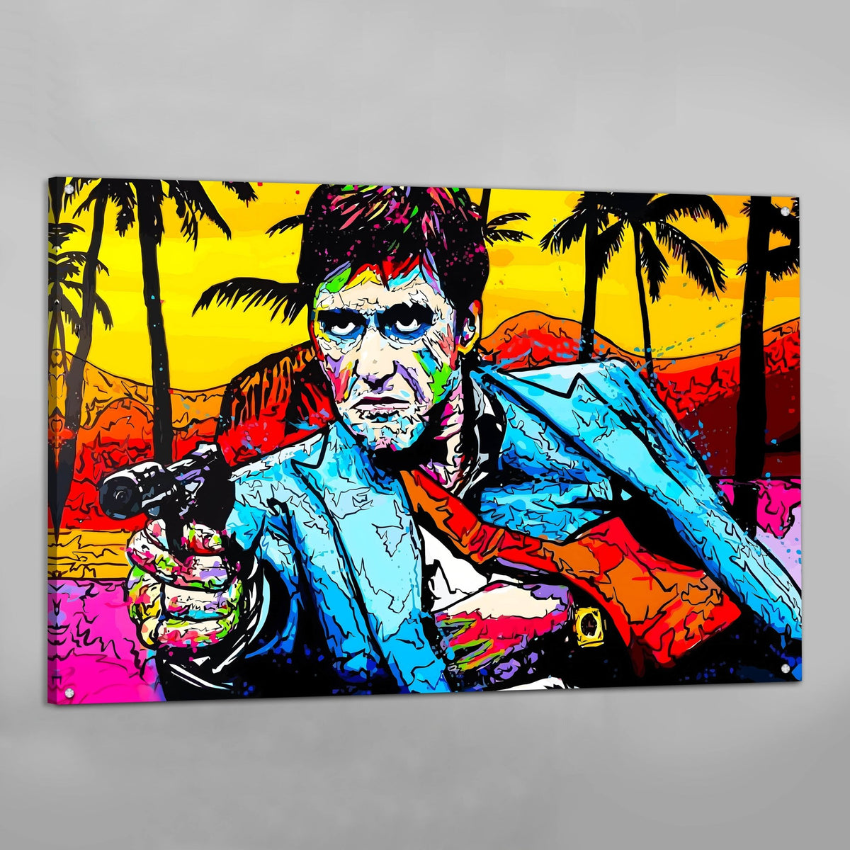 Tableau Scarface Pop Art - The Art Avenue