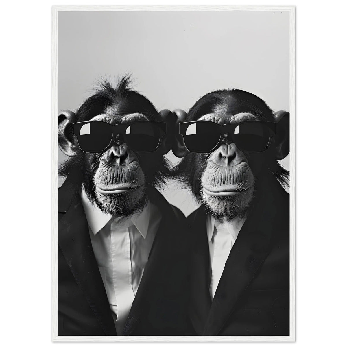 Tableau Singe Noir et Blanc - The Art Avenue