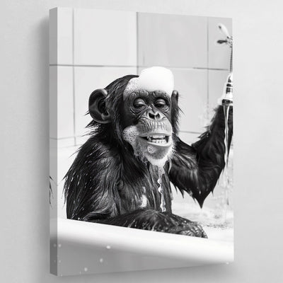 Tableau Singe Salle De Bain - The Art Avenue