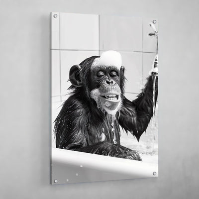 Tableau Singe Salle De Bain - The Art Avenue