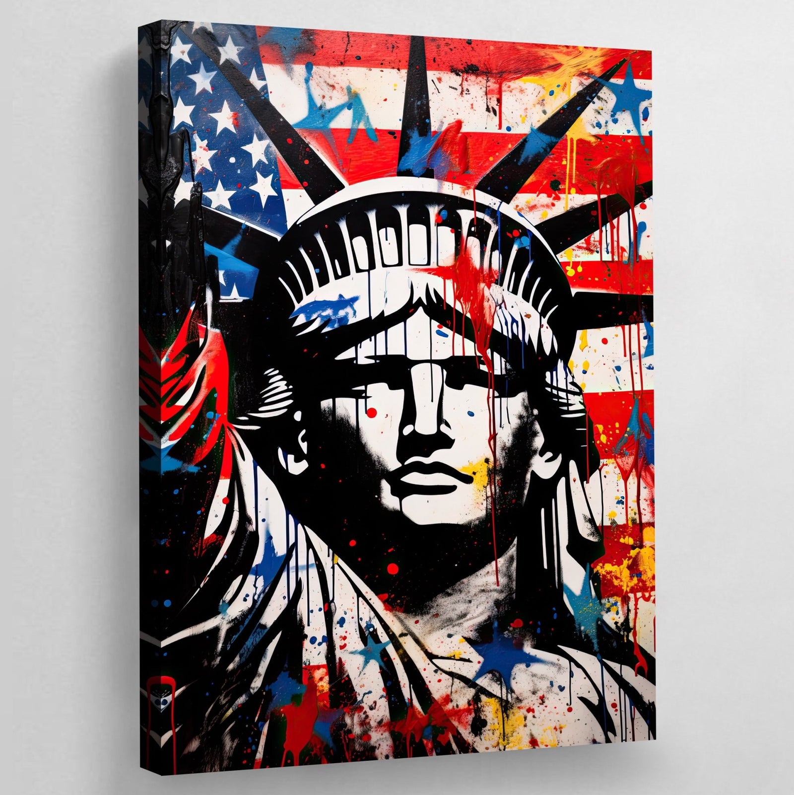 Tableau Statue De La Liberté Street Art - The Art Avenue