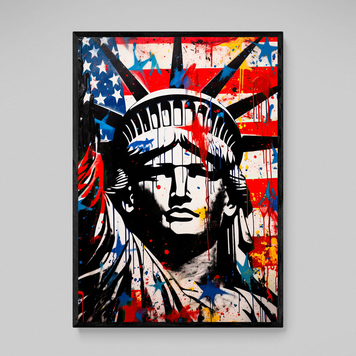 Tableau Statue De La Liberté Street Art - The Art Avenue