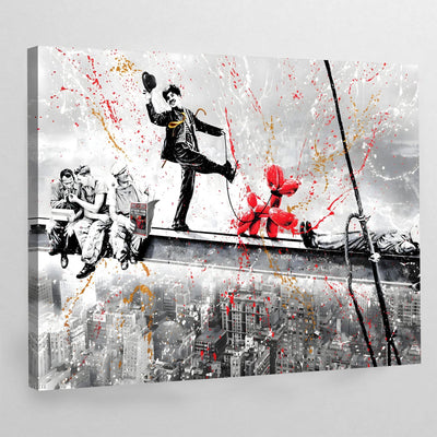 Tableau Street Art Chaplin Koons - The Art Avenue