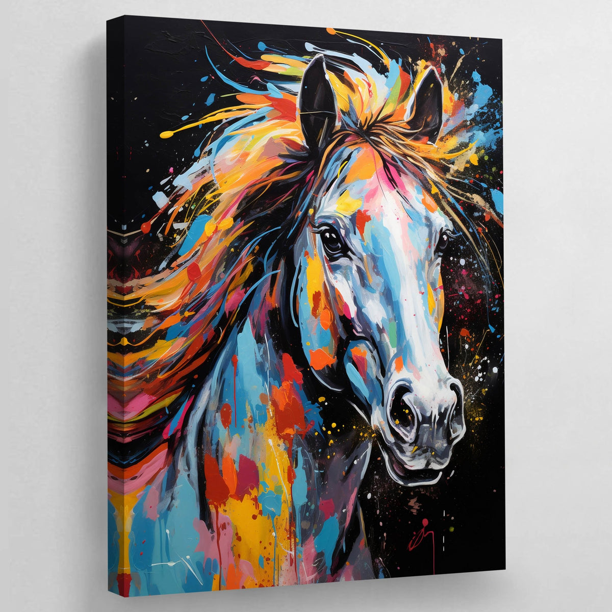 Tableau Street Art Cheval - The Art Avenue
