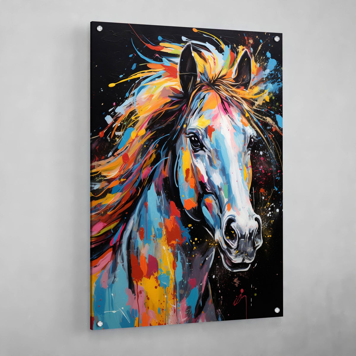 Tableau Street Art Cheval - The Art Avenue