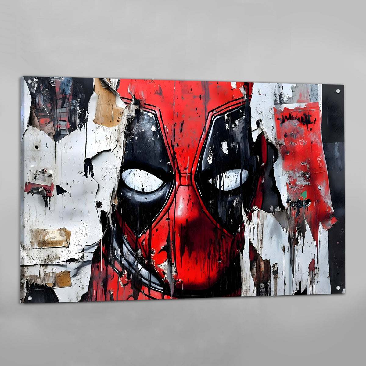 Tableau Street Art Deadpool - The Art Avenue