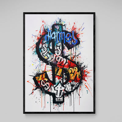 Tableau Street Art Dollar - The Art Avenue