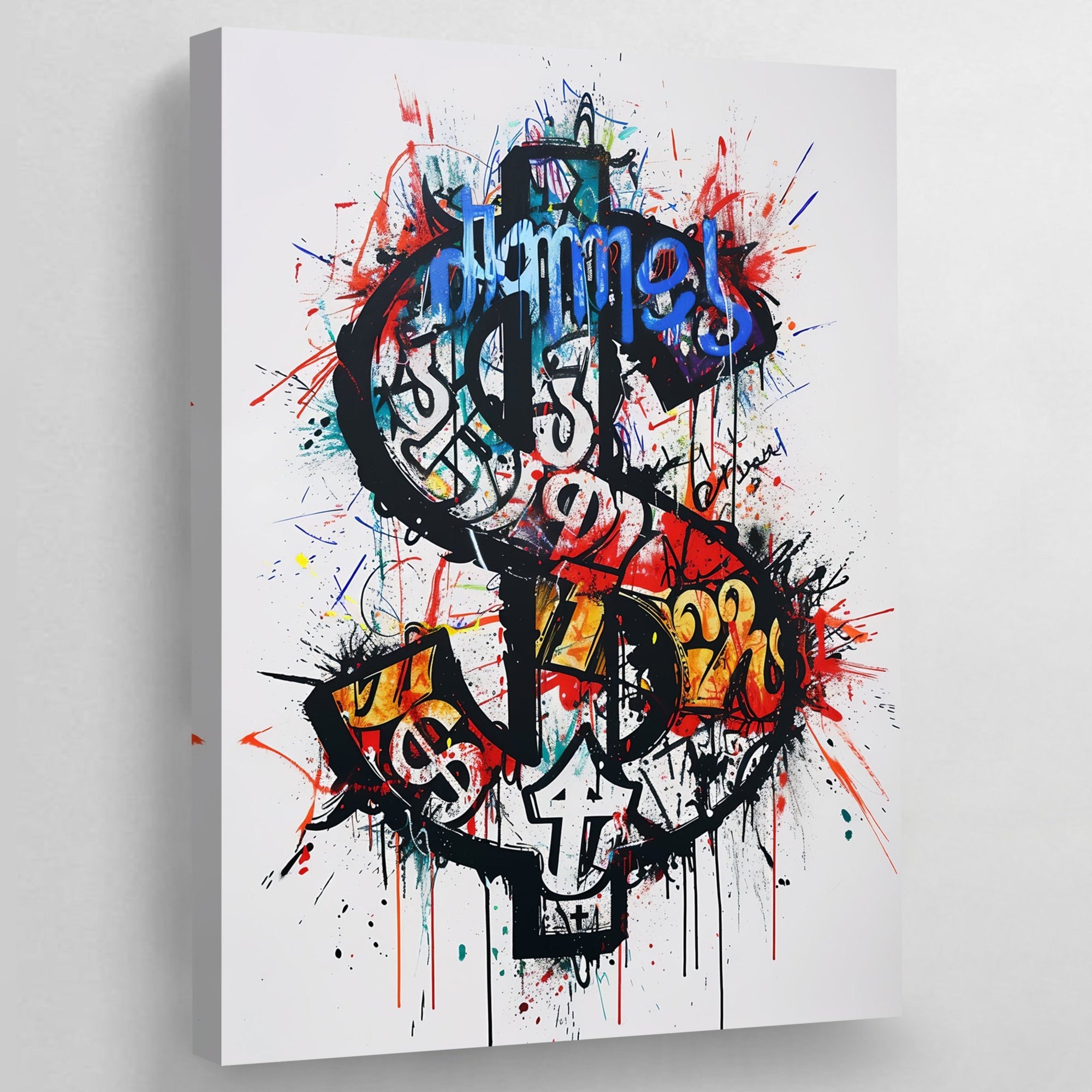 Graffiti Art Love Heart Money Monopoly Faire de l'argent Art mural sur Graffiti Art Love Heart Money Monopoly Faire de l'argent Art mural sur