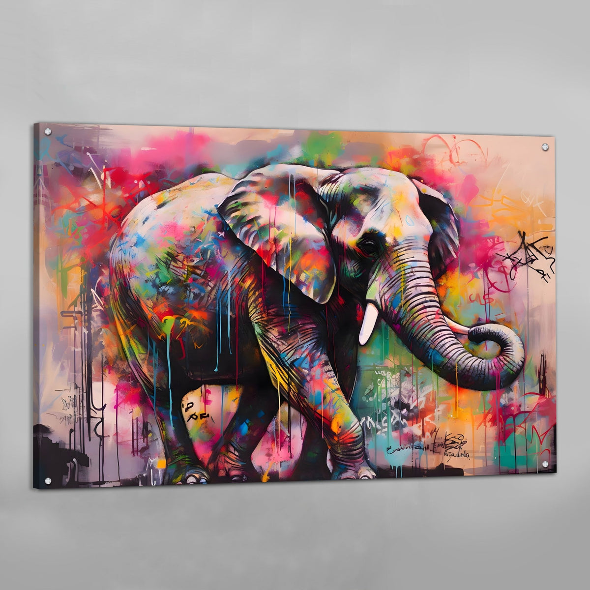 Tableau Street Art Elephant - The Art Avenue