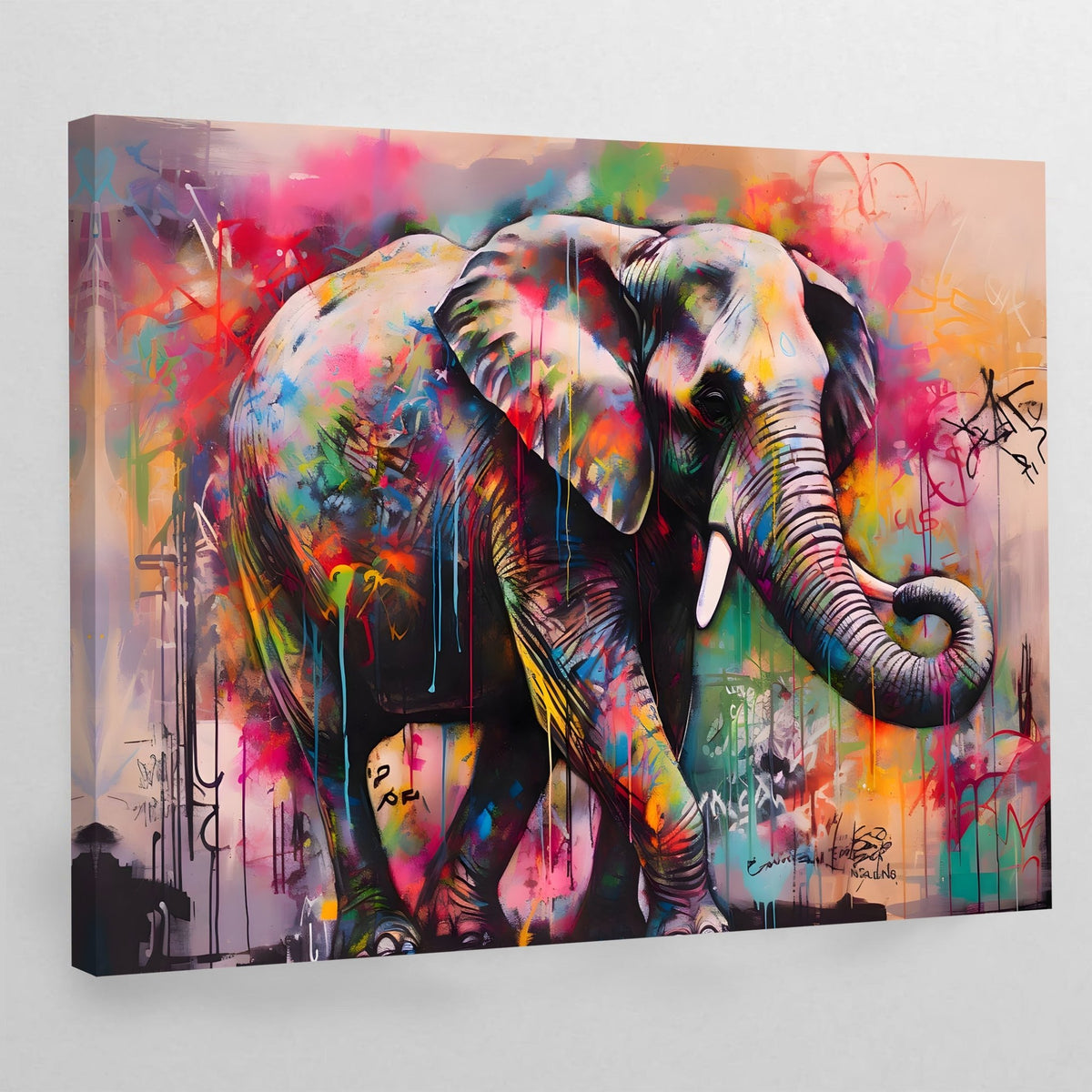 Tableau Street Art Elephant - The Art Avenue