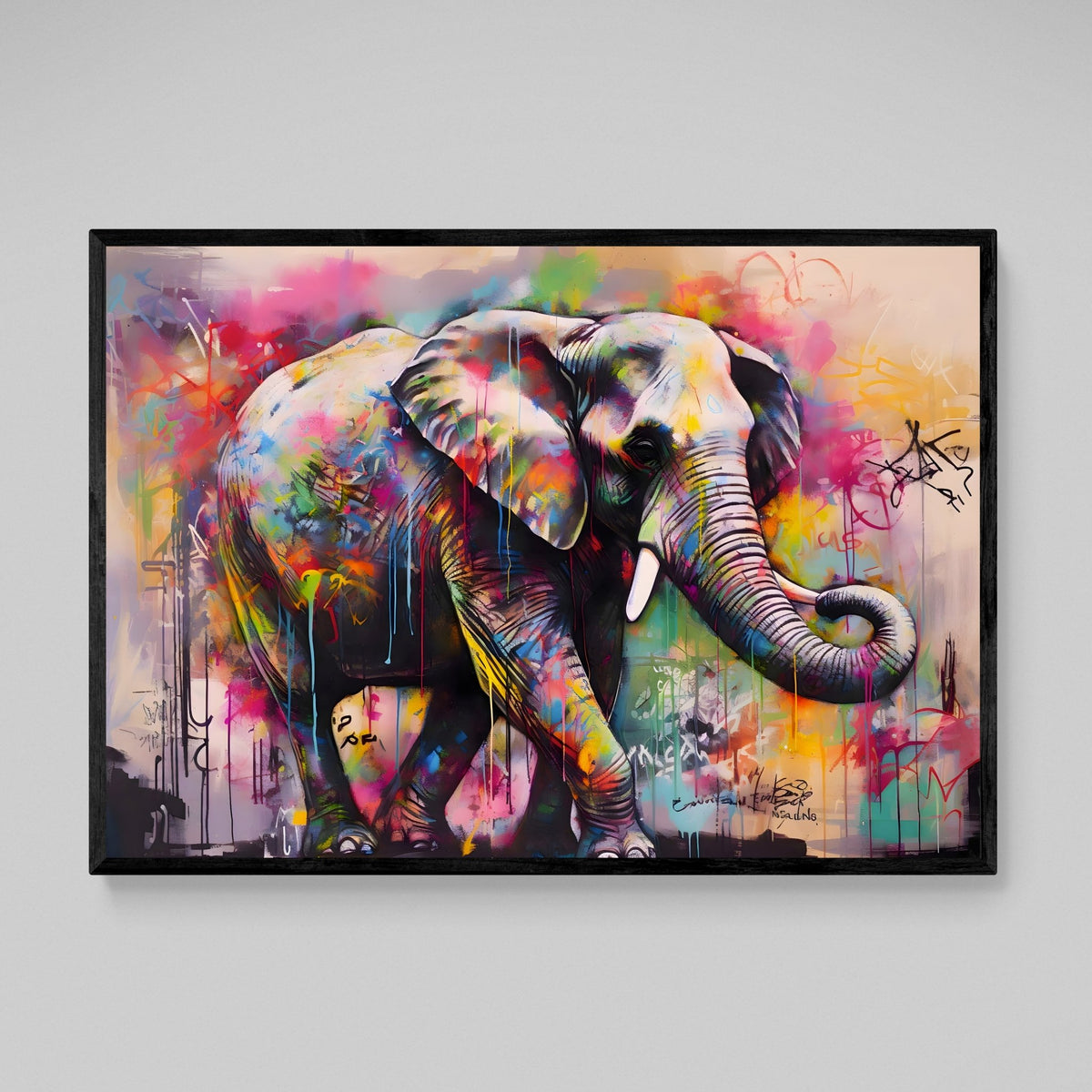 Tableau Street Art Elephant - The Art Avenue