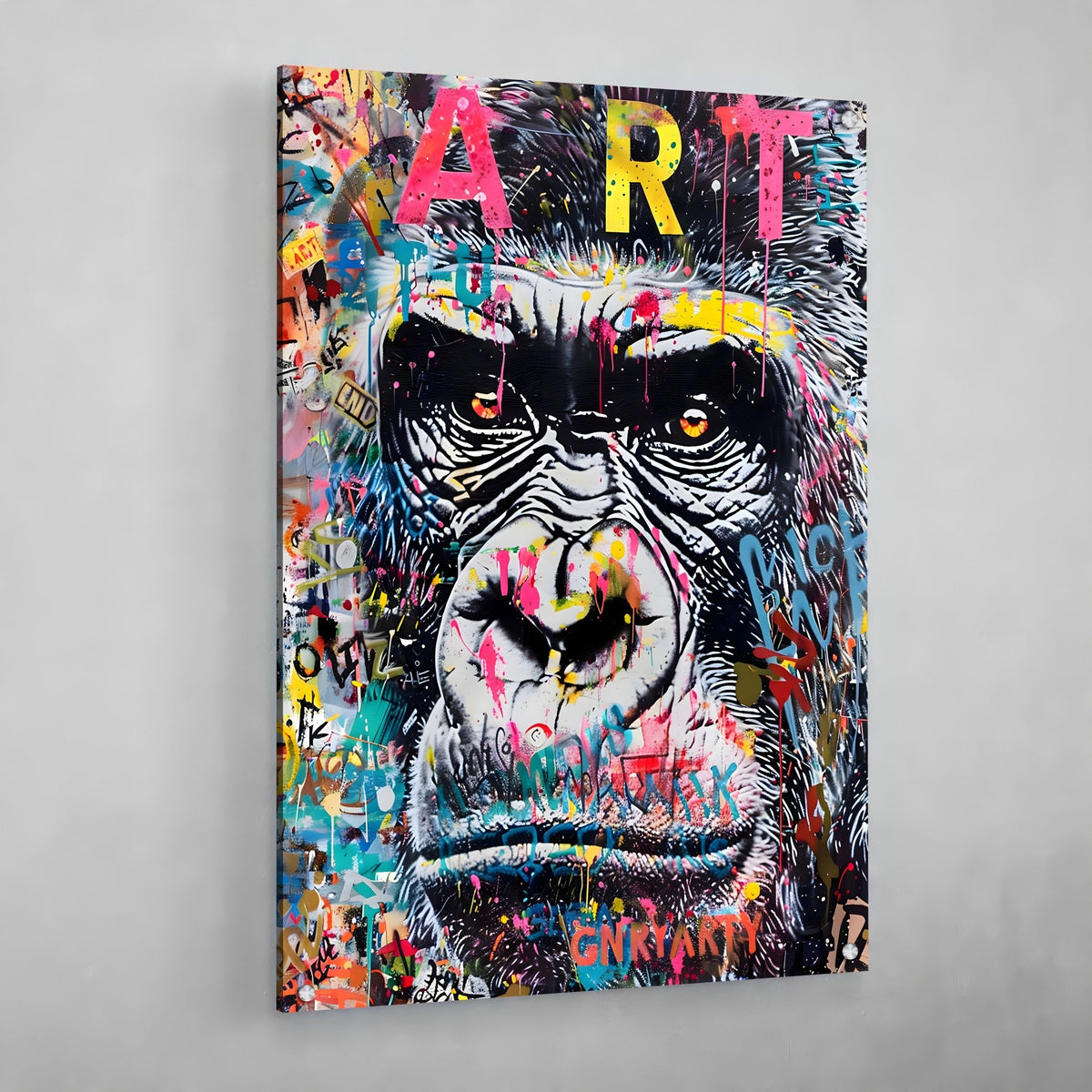 Tableau Street Art Gorille - The Art Avenue