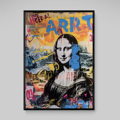 Tableau Street Art Joconde - The Art Avenue