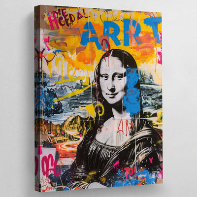 Tableau Street Art Joconde - The Art Avenue