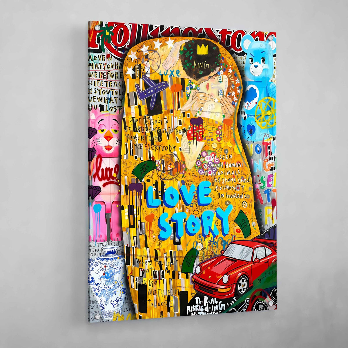 Tableau Street Art Klimt - The Art Avenue