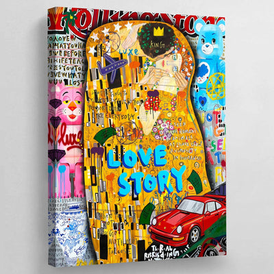 Tableau Street Art Klimt - The Art Avenue