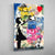 Tableau Street Art La Petite Fille Au Ballon - The Art Avenue