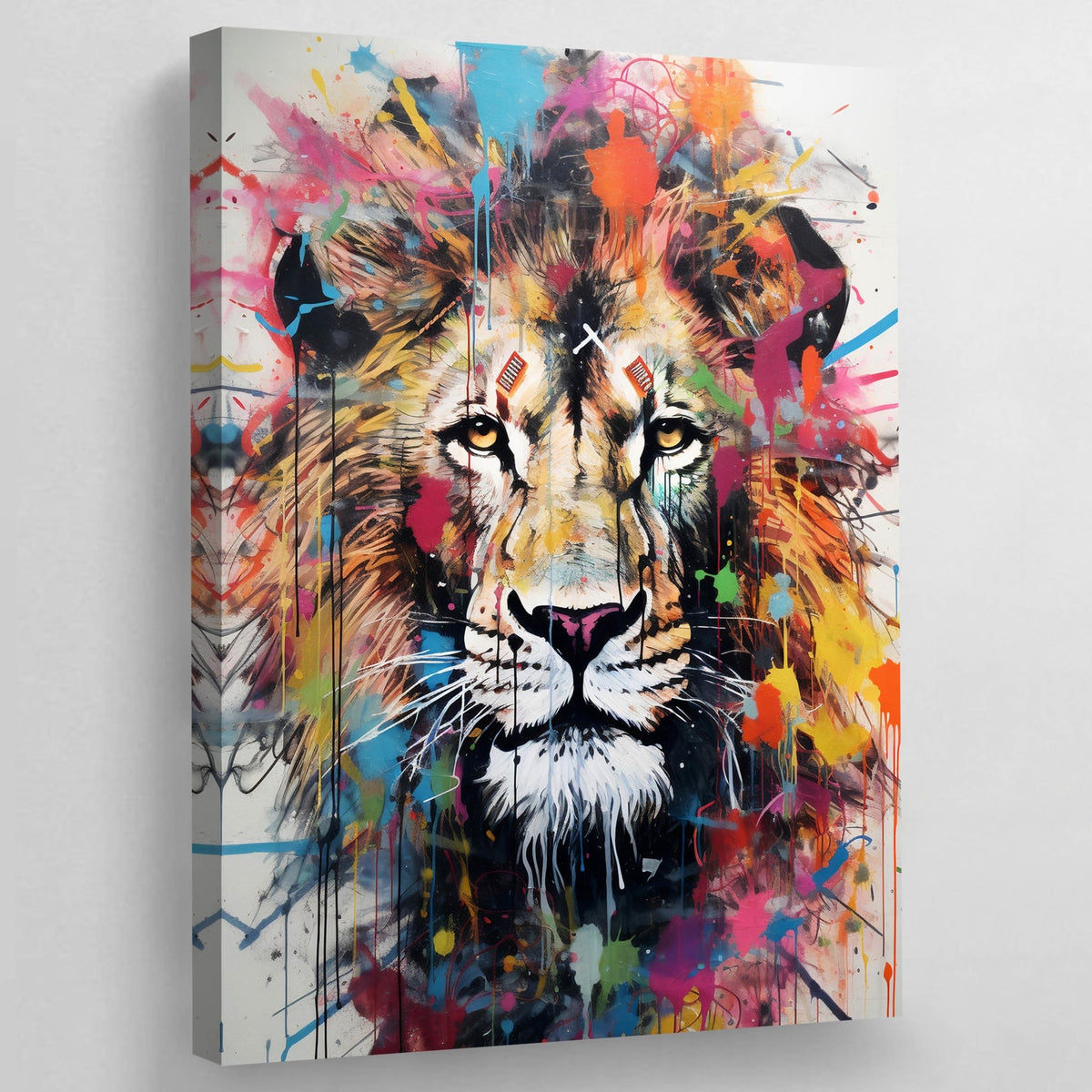 Tableau Street Art Lion - The Art Avenue