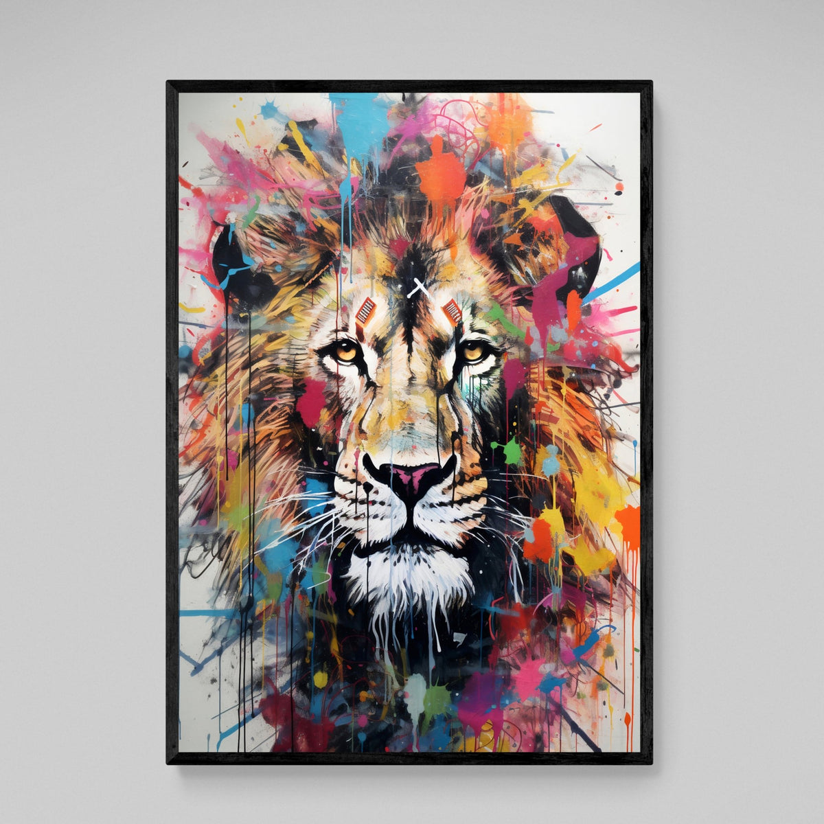 Tableau Street Art Lion - The Art Avenue