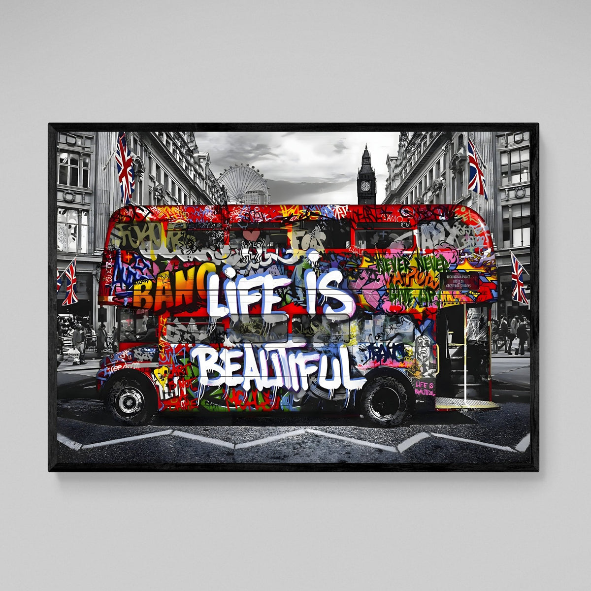 Tableau Street Art Londres - The Art Avenue