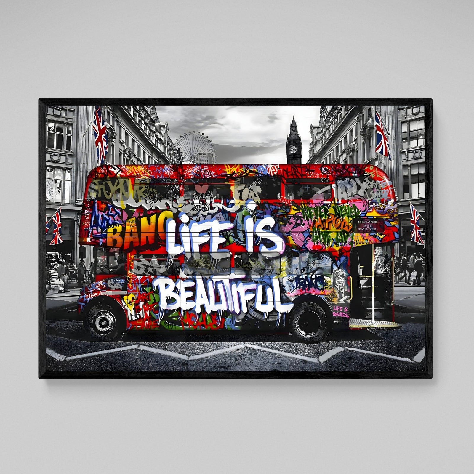 Tableau Street Art Londres - The Art Avenue