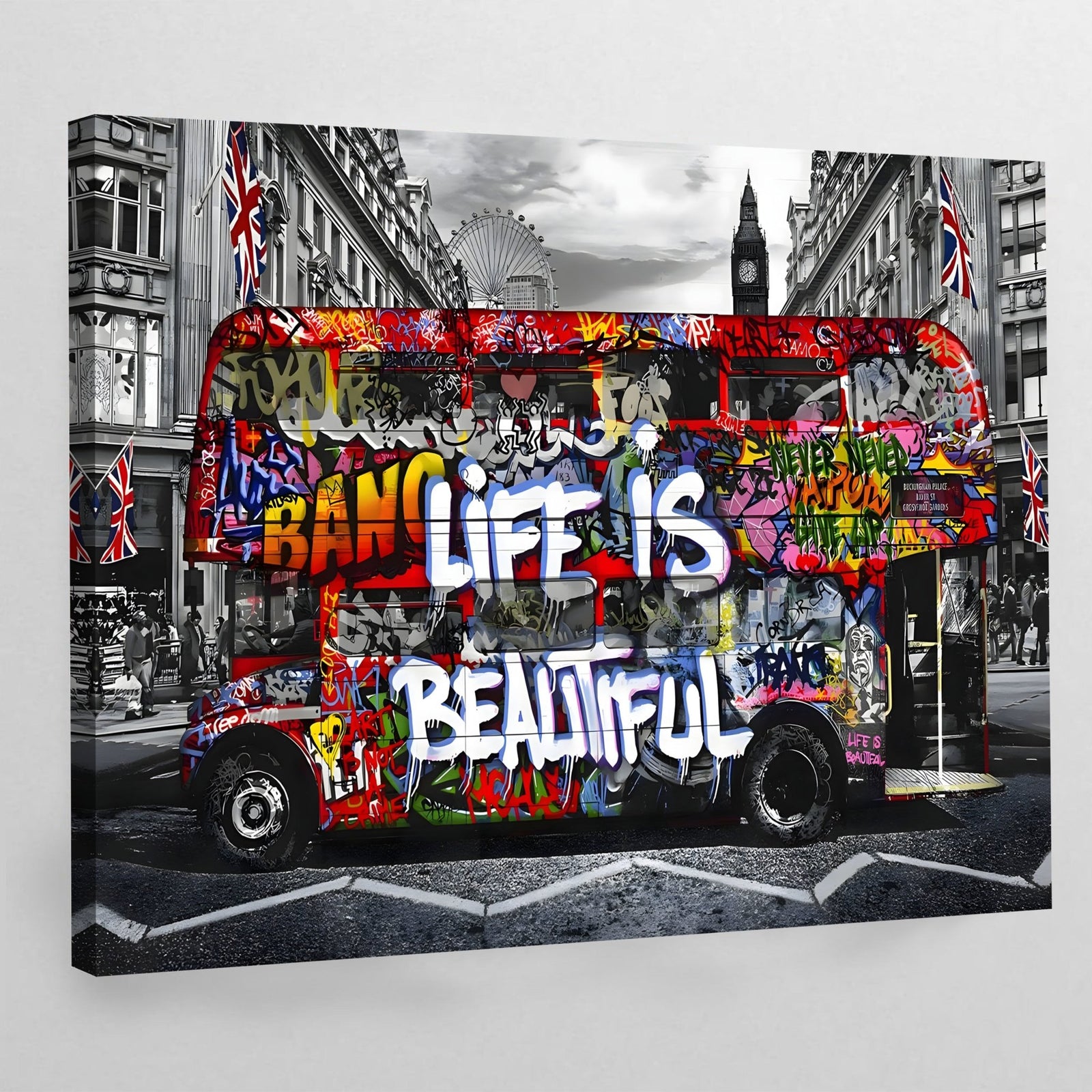 Tableau Street Art Londres - The Art Avenue