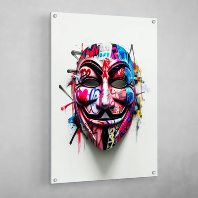 Tableau Street Art Masque - The Art Avenue