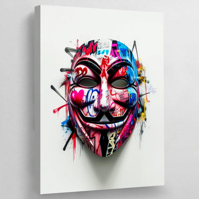 Tableau Street Art Masque - The Art Avenue
